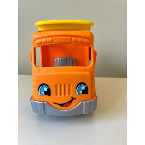 Fisher-Price Little People Work Together Dump Truck With Figure and Boulder - Picture 7 of 12